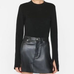 NWT Cashmere Stretch Split Sleeve Sweater by Frame